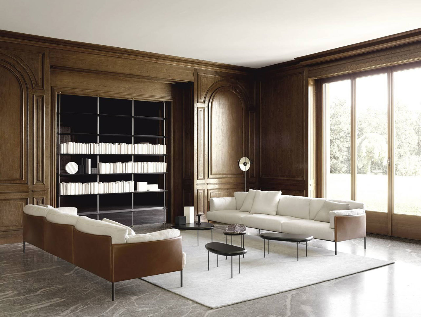 Living Divani greene sofa 1