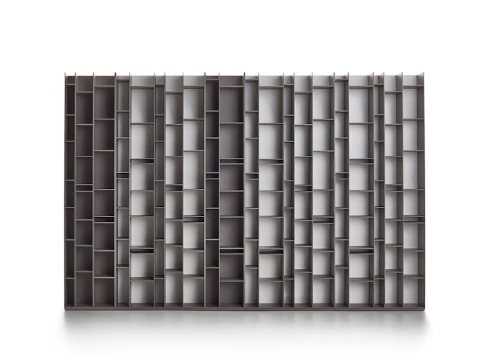 MDF Italia Random Shelves grey Neuland Industriedesign