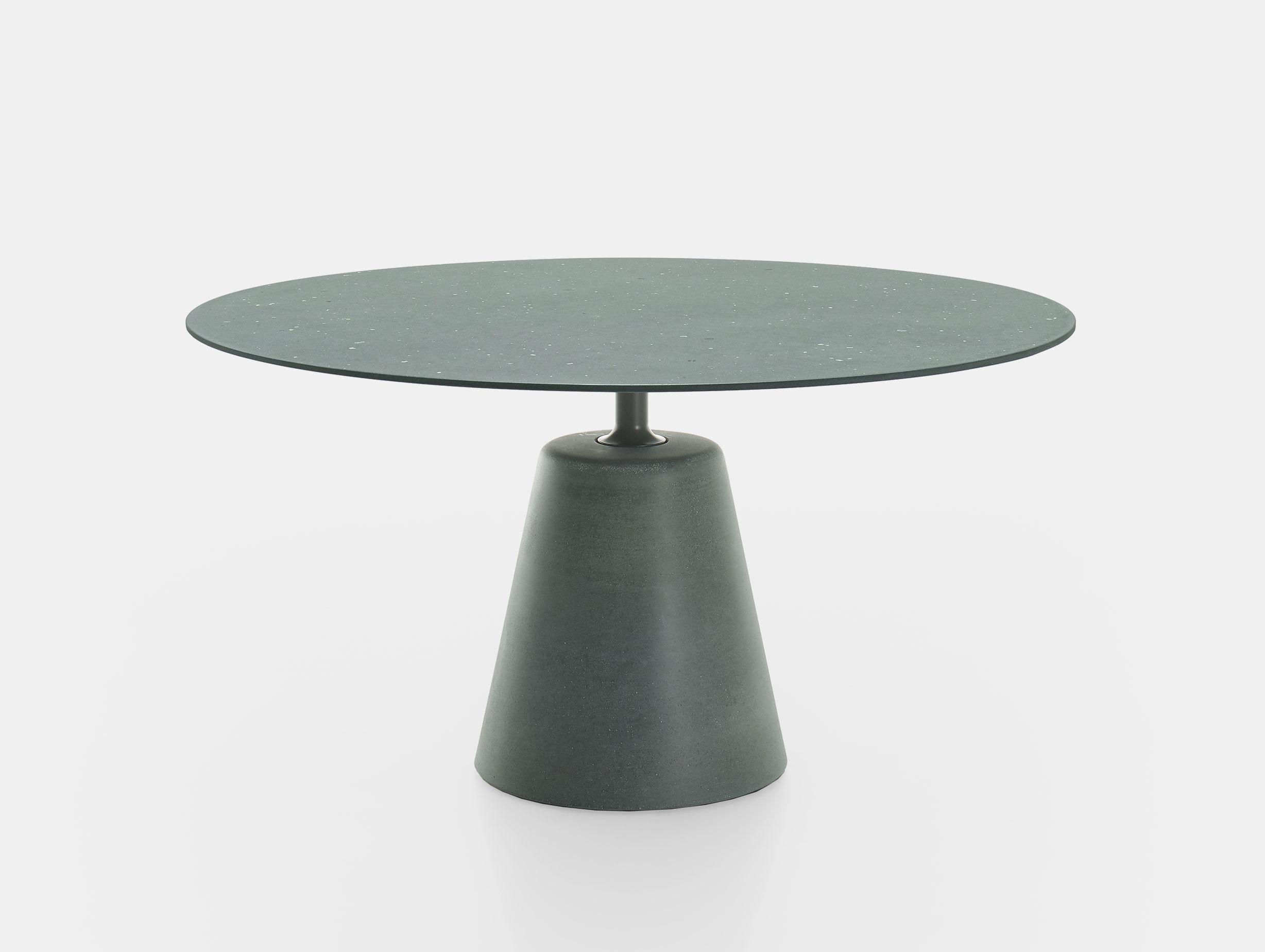 MDF Italia Rock Outdoor Table green Jean Marie Massaud
