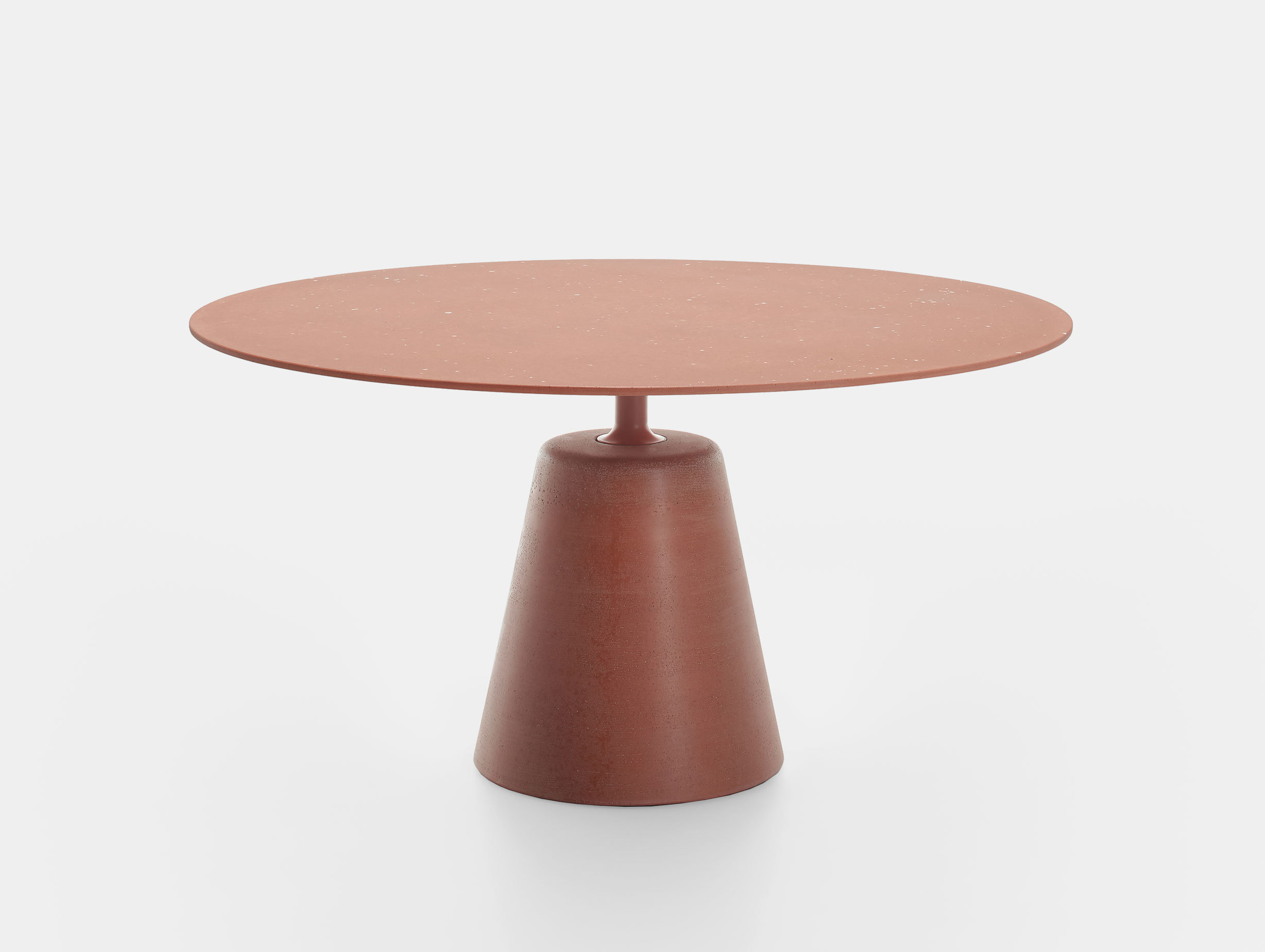 MDF Italia Rock Outdoor Table terracotta Jean Marie Massaud