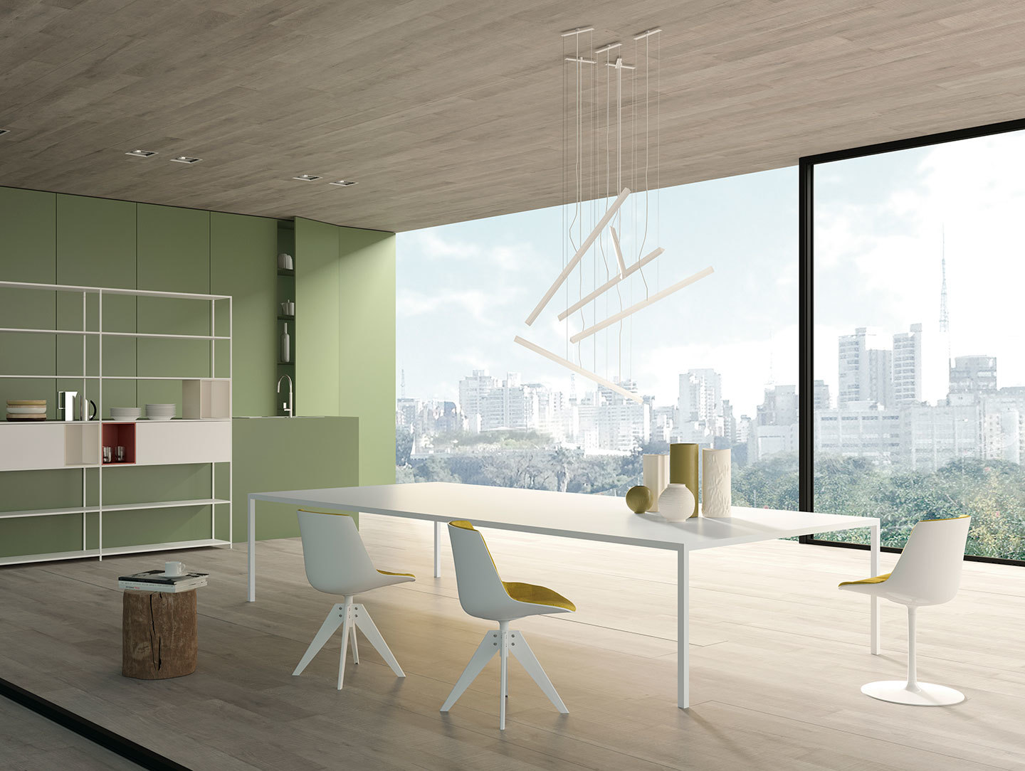 MDF Italia Tense Meeting Table Piergiorgio Cazzaniga