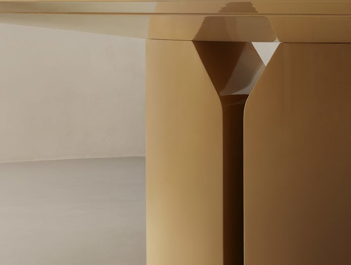 Mdf italia jean nouvel nvl table lacquered dune lifestyle