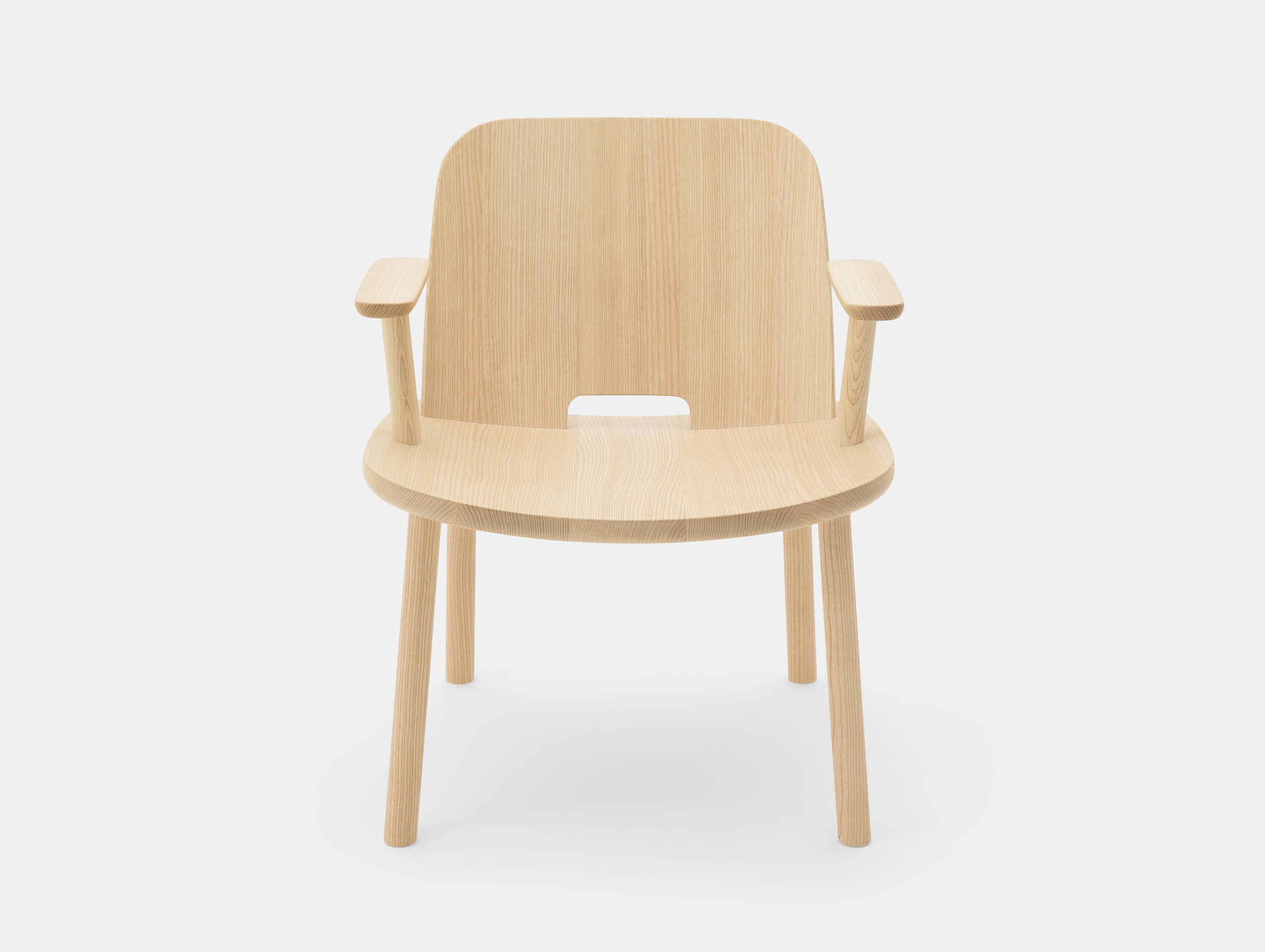 Maruni Fugu Chair Oak With Arms Jasper Morrison