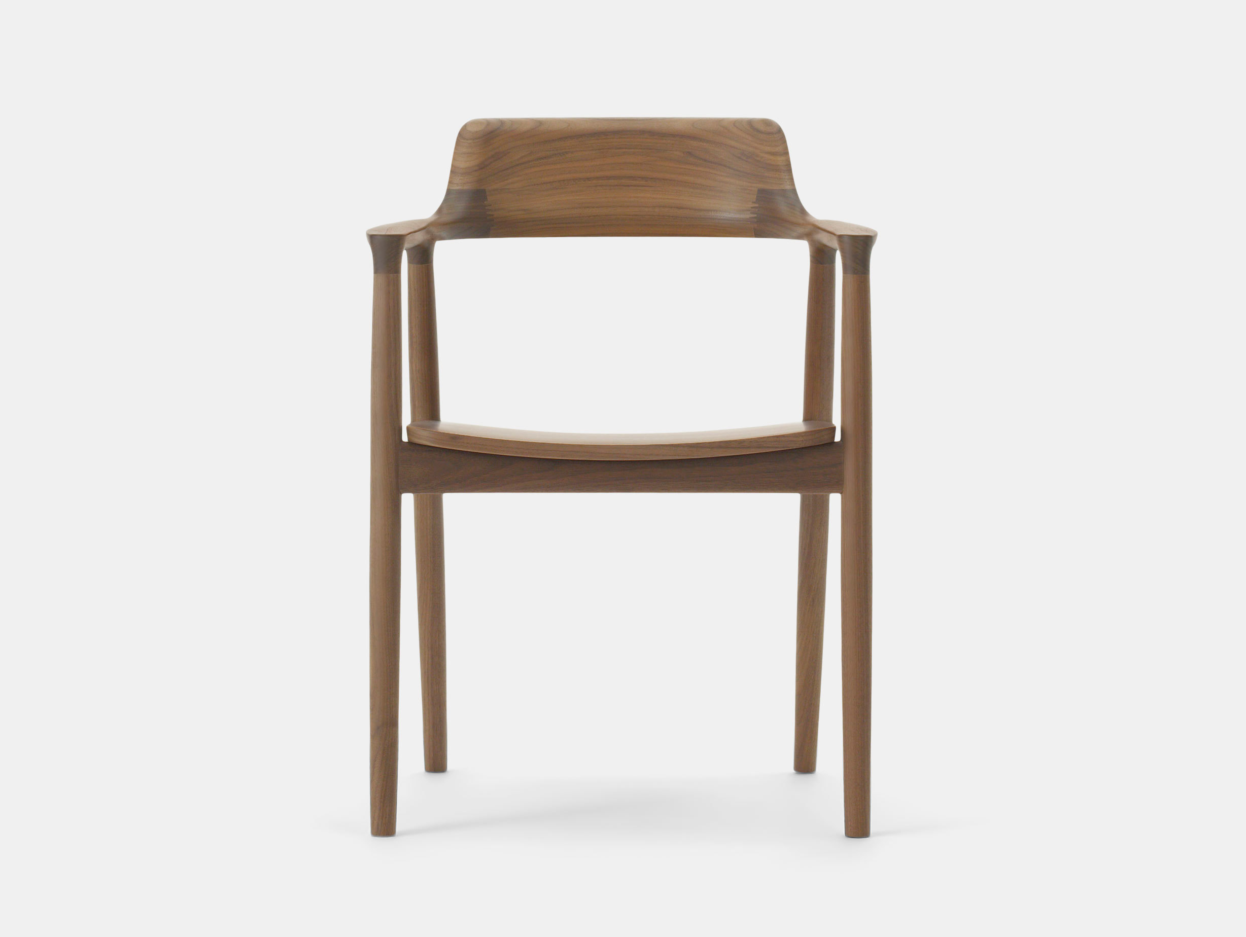 Maruni Hiroshima Armchair Walnut Naoto Fukasawa