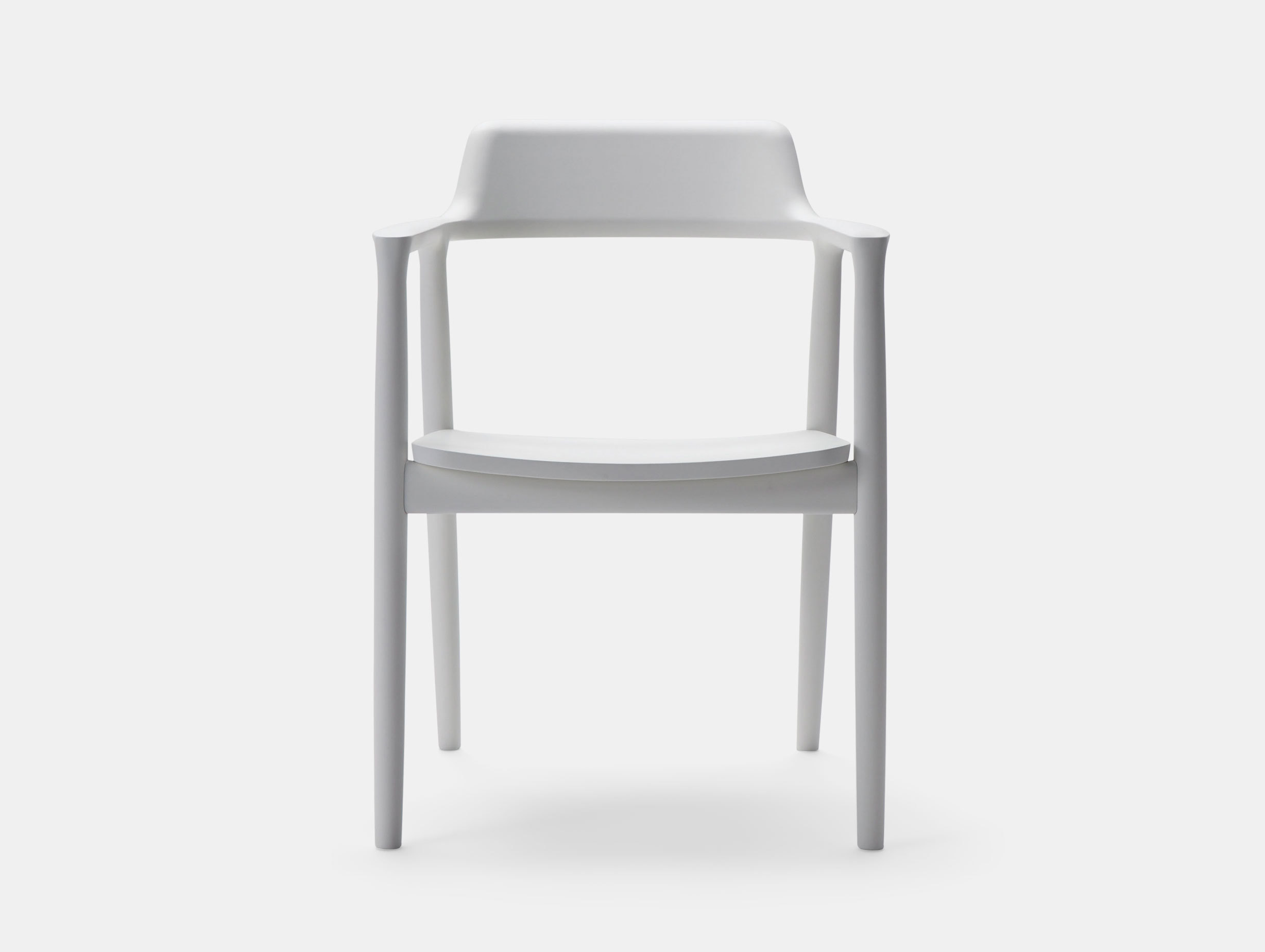 Maruni Hiroshima Armchair White Naoto Fukasawa