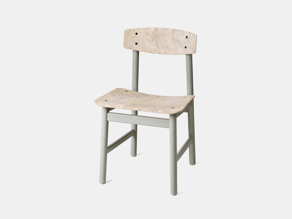 Mater borge mogensen conscious chair 3162 grey beech wood waste