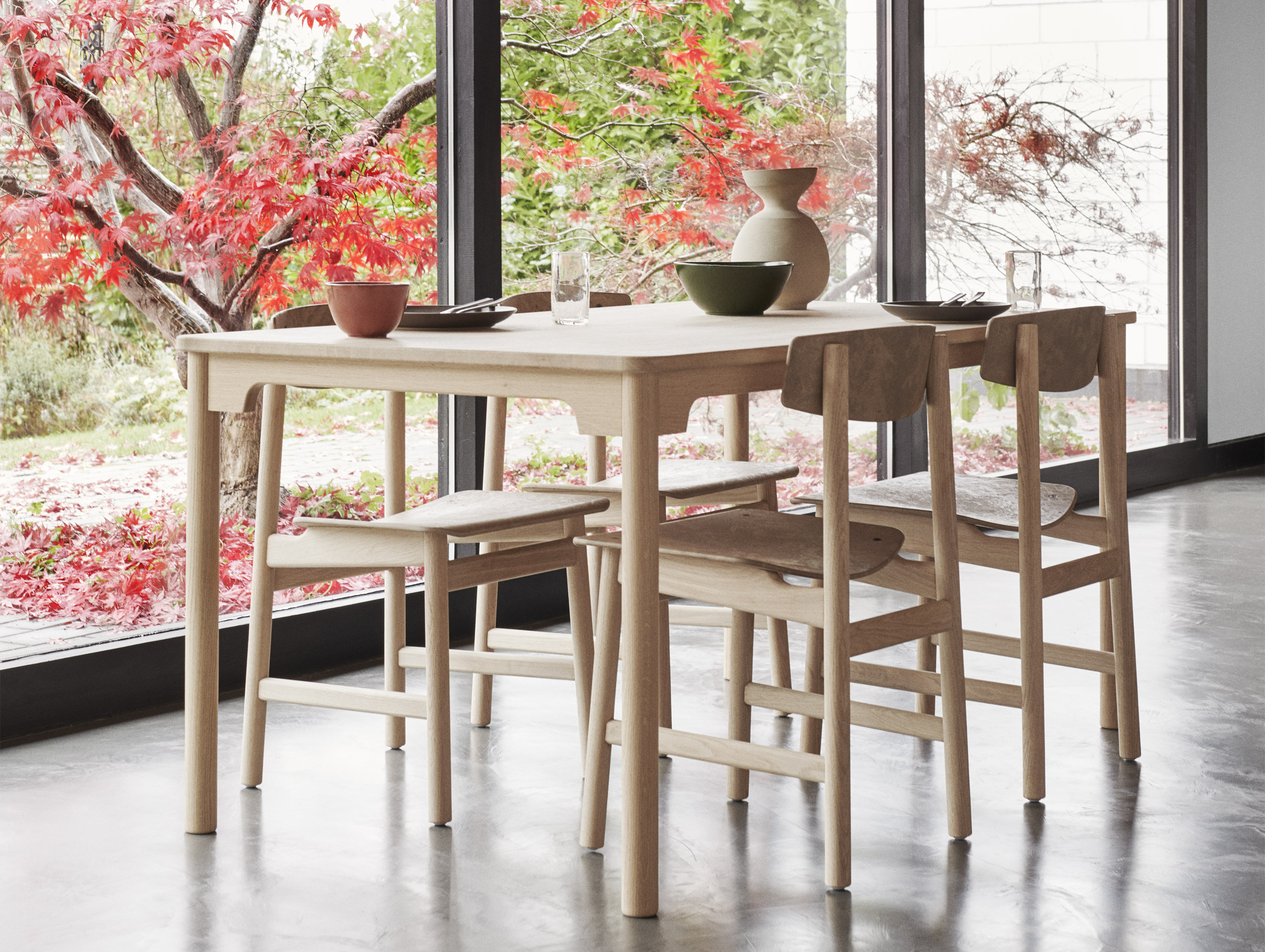 Mater borge mogensen conscious chair 3162 soaped oak coffee waste light lifestyle