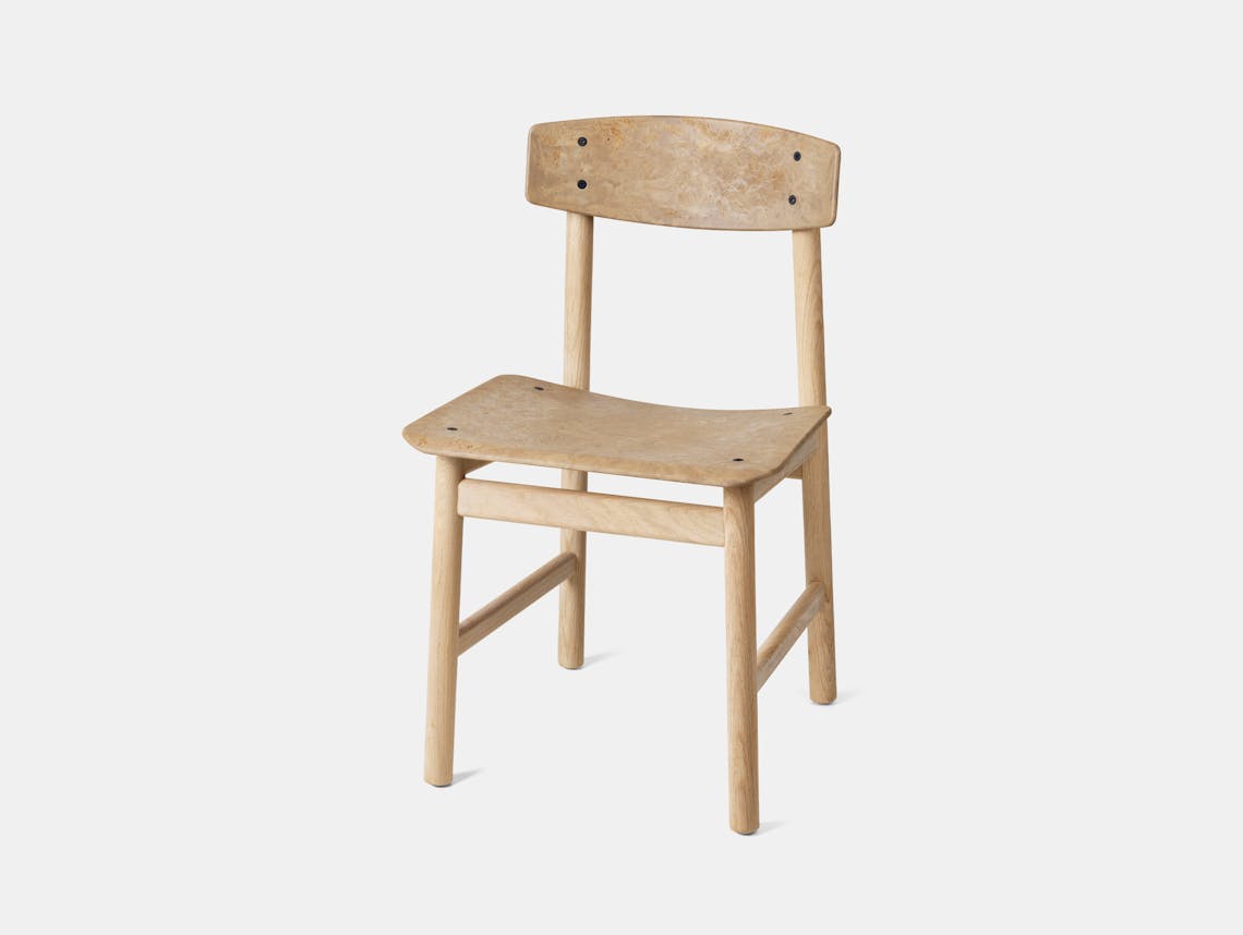 Mater borge mogensen conscious chair 3162 soaped oak coffee waste light