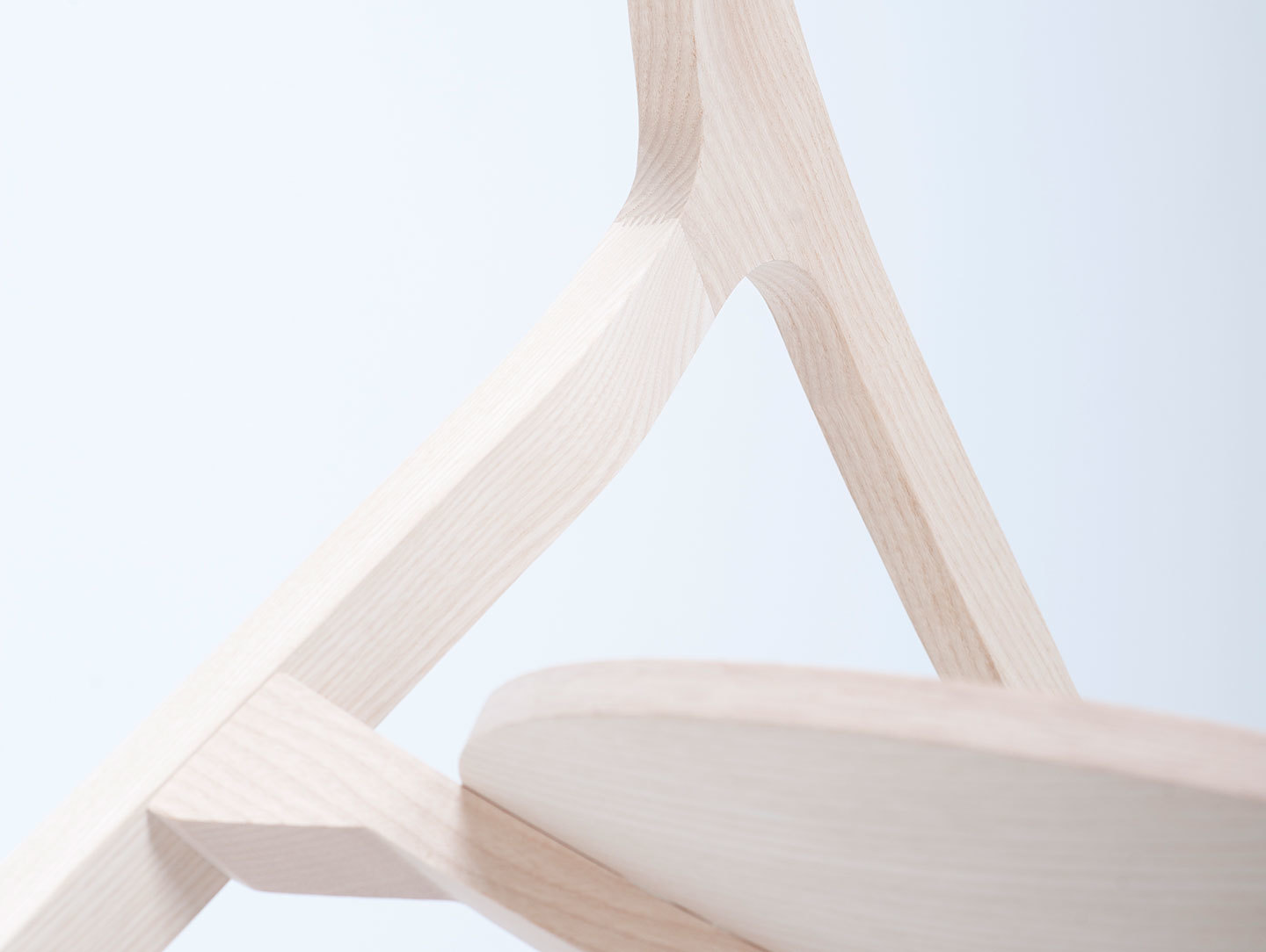 Mattiazzi He Said Chair white ash detail Nitzan Cohen