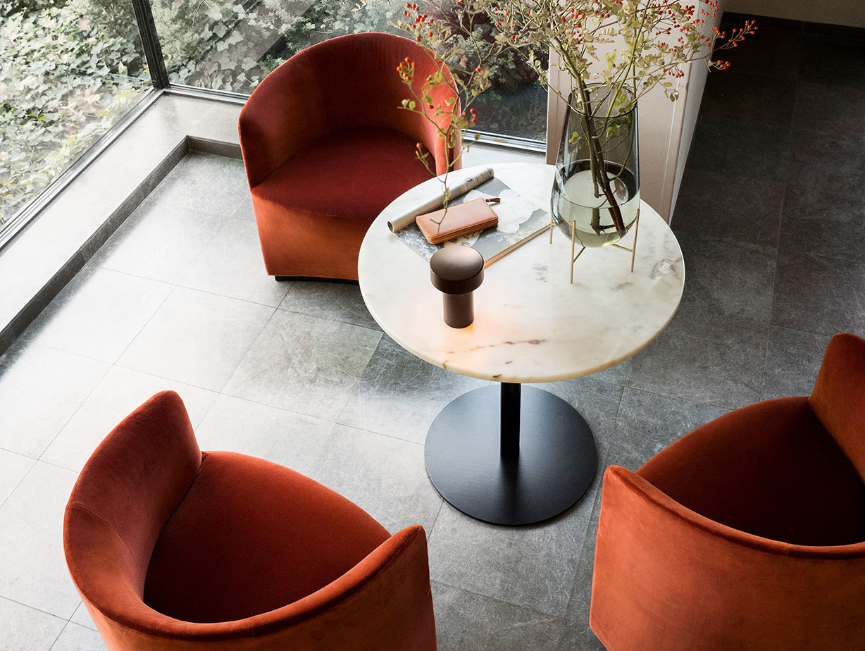 Menu Tearoom Club Chair dining Nick Ross