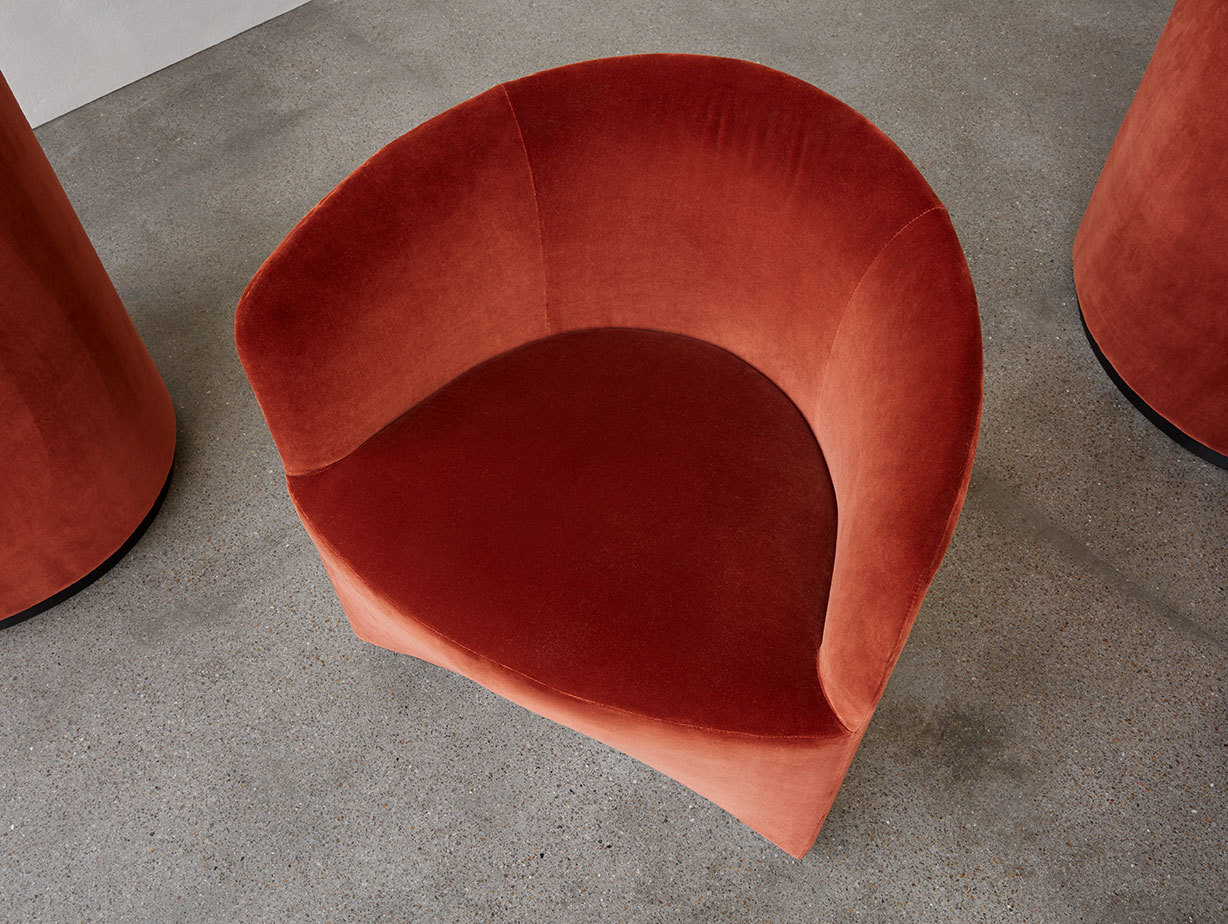 Menu Tearoom Club Chair top detail Nick Ross