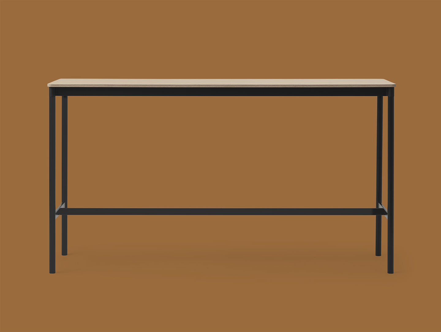 Muuto Base high table 50x190 h105 oak veneer black