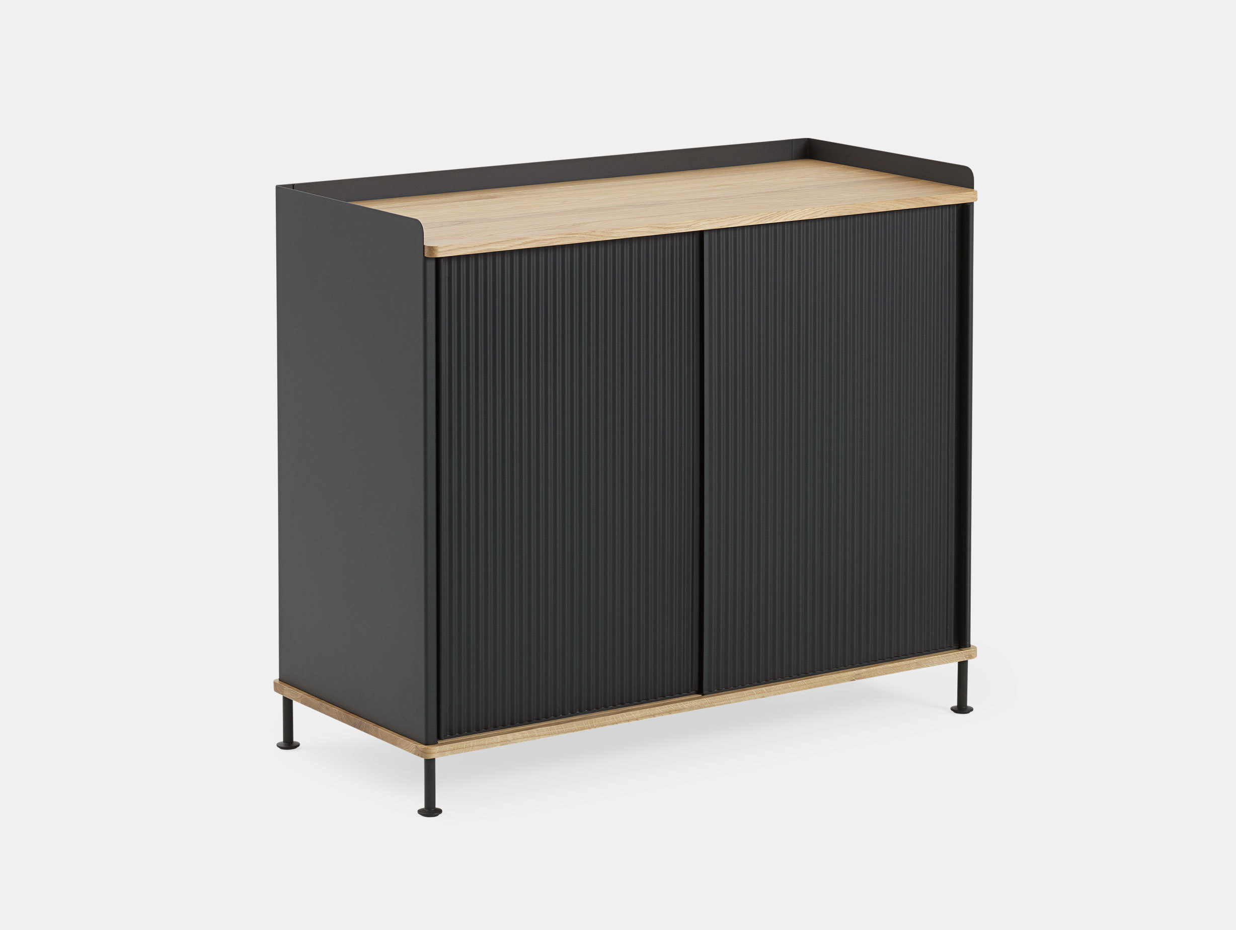 Muuto Enfold Sideboard Tall Black Oak Thomas Bentzen