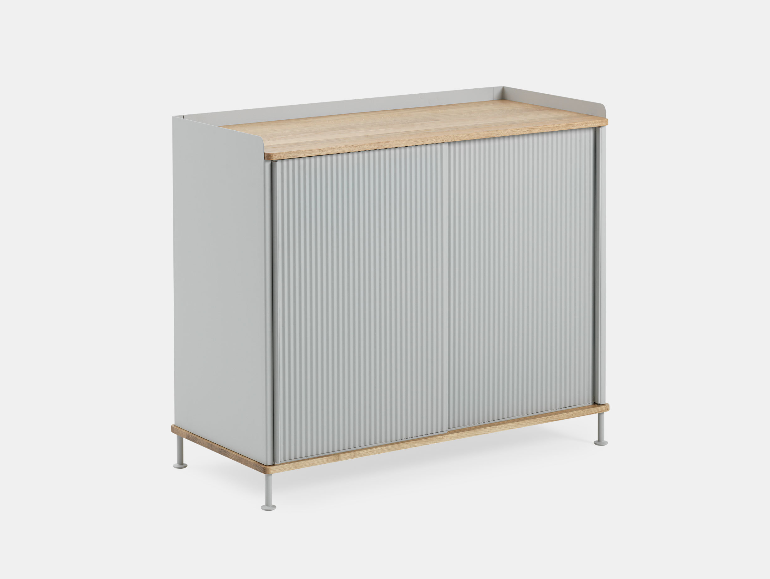 Muuto Enfold Sideboard Tall Grey Oak Thomas Bentzen