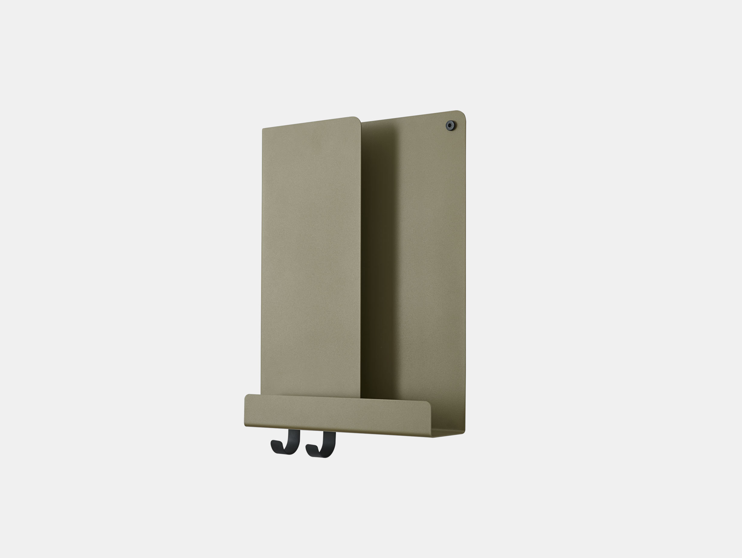 Muuto Folded shelf tall olive s Johan Van Hengel