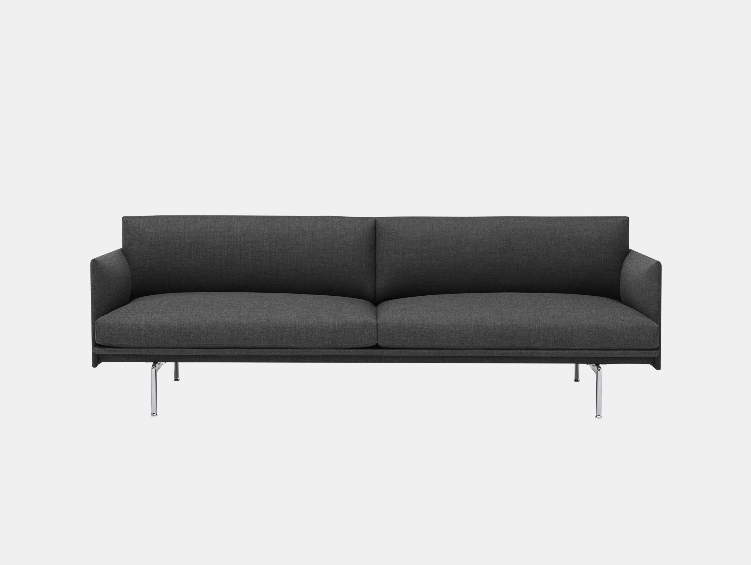 Muuto Outline 3 seater alu base remix 163 Anderssen Voll
