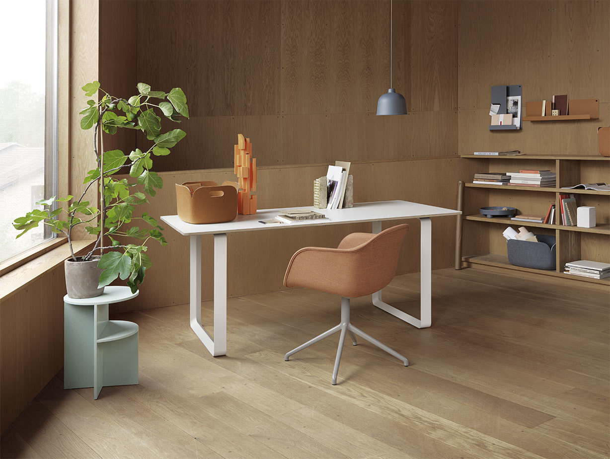 Muuto fiber arm chair swivel remix 2 452 7070 table halves side table grain folded restore platform tray