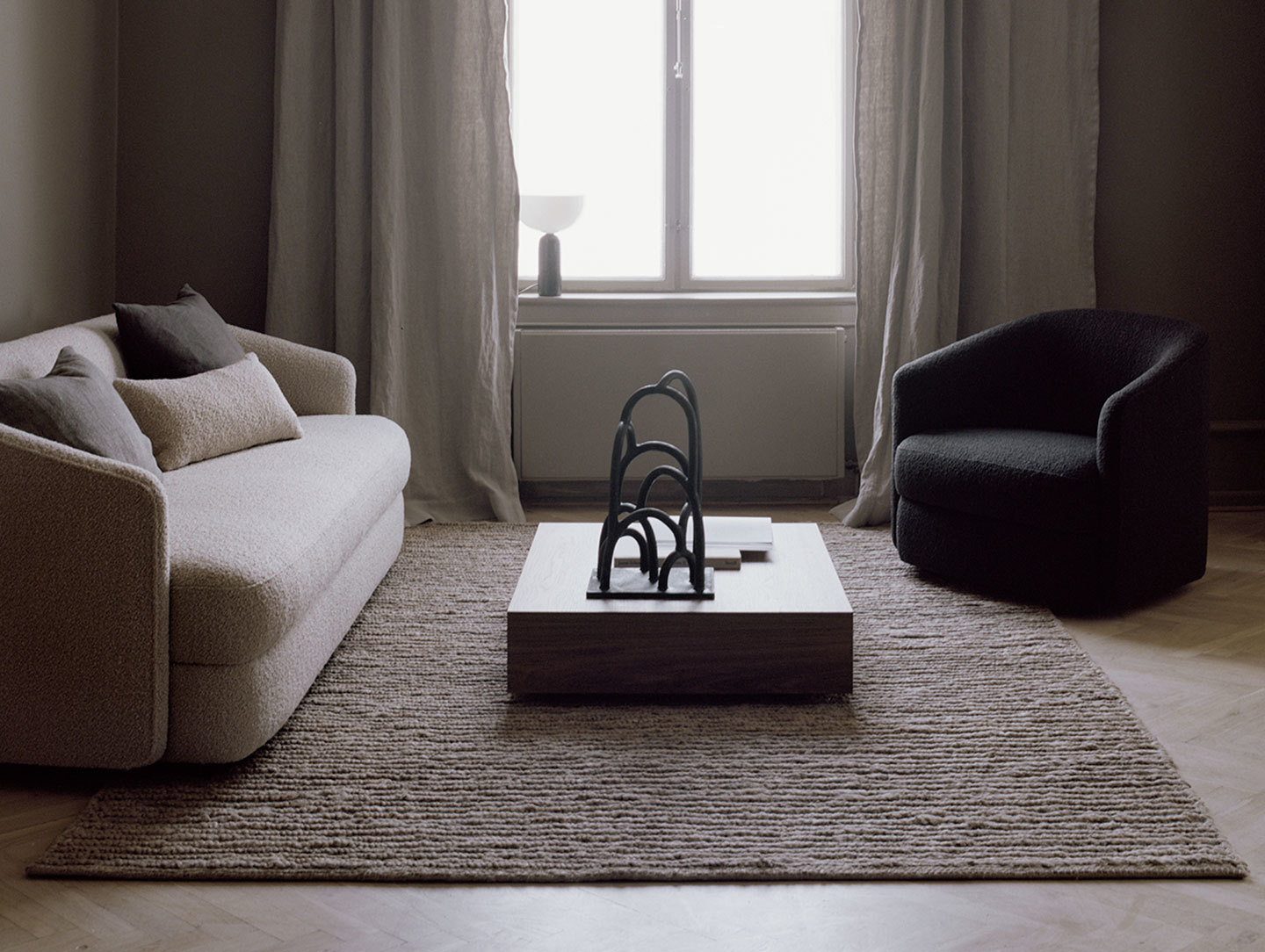 New Works Covent Sofa Three Seater and Armchair