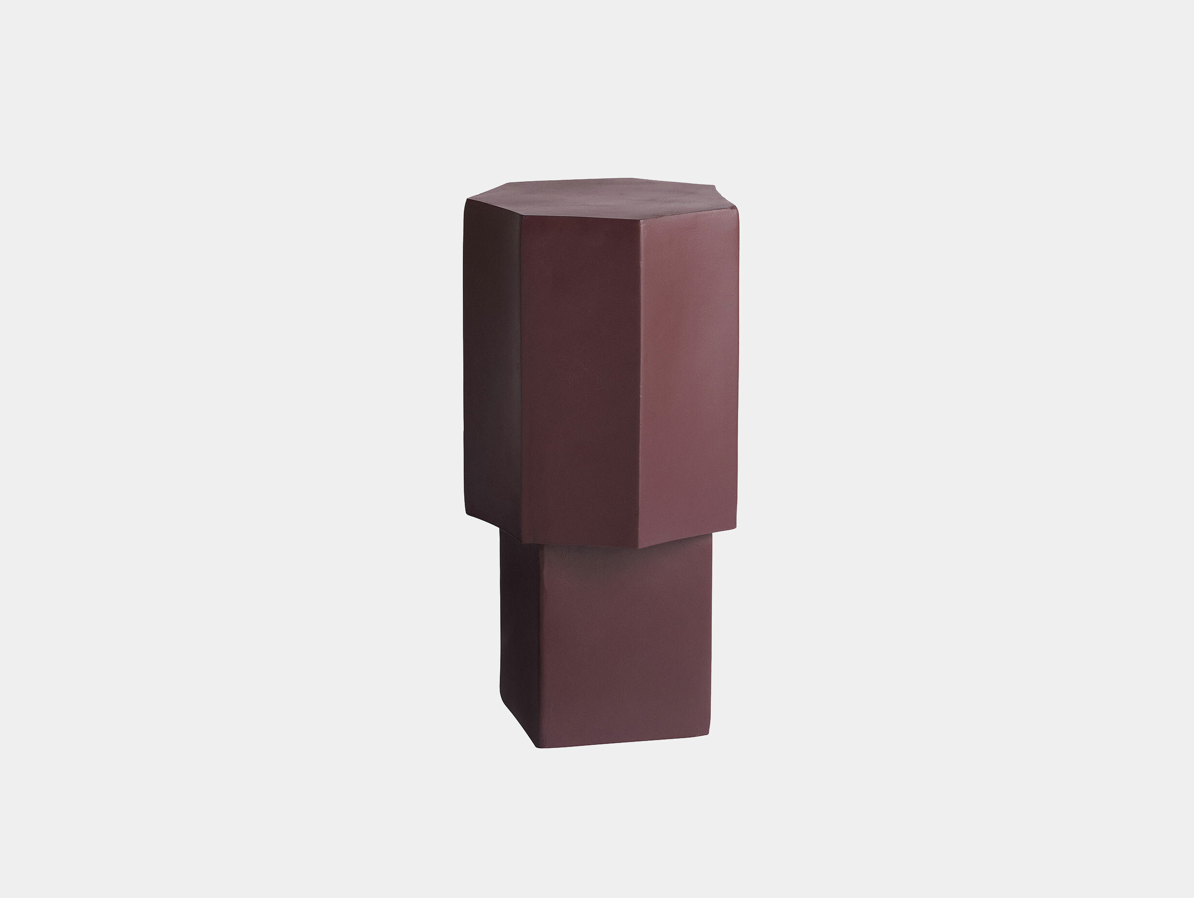 Norr11 quartz table maroon