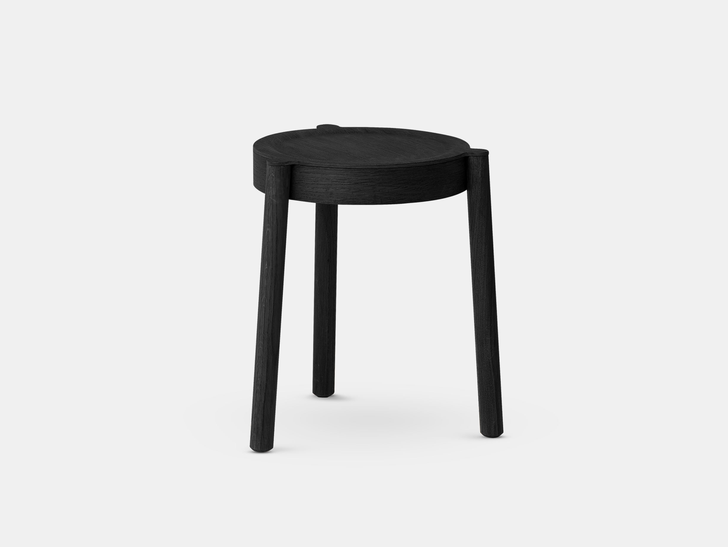 Northern Pal Stool black oak Sami Kallio