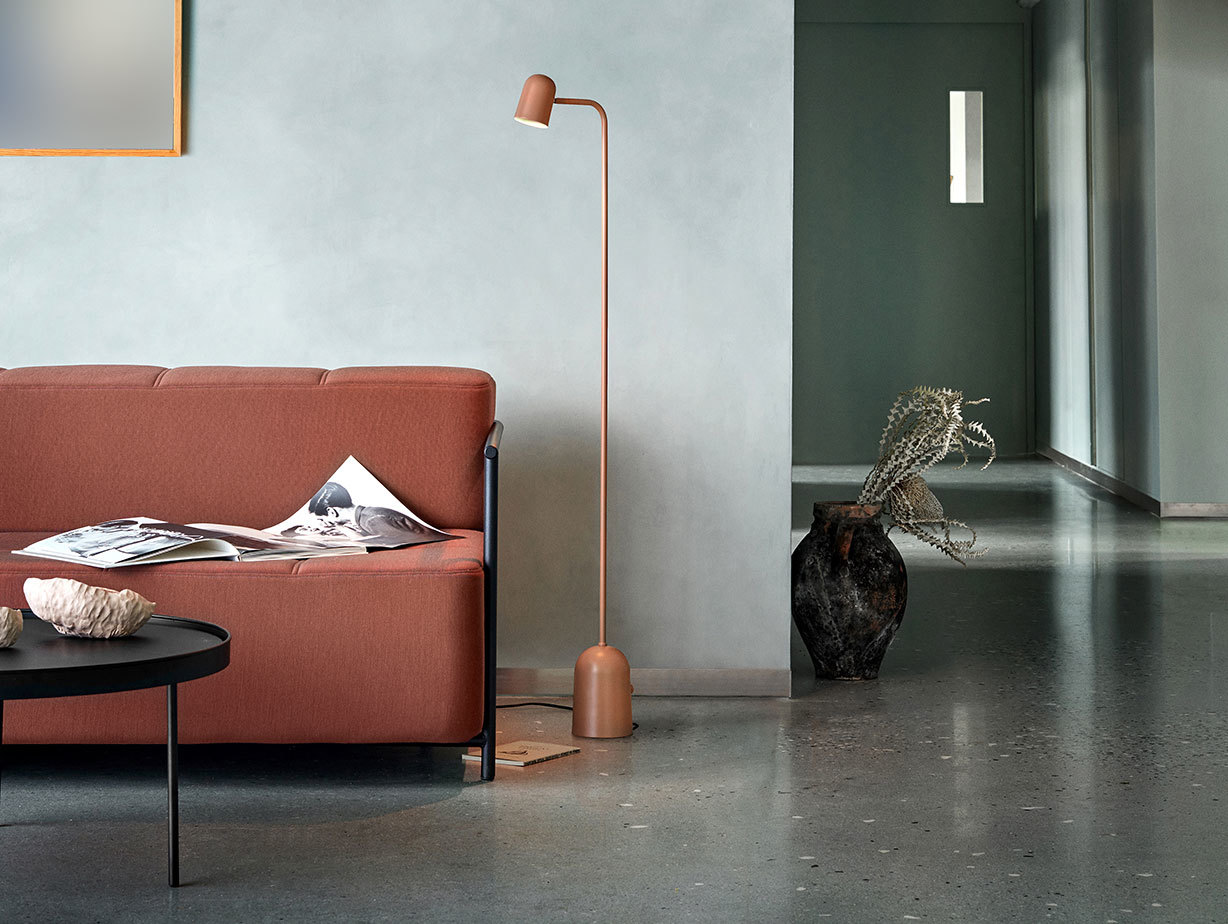 Northern lighting Buddy floor light warm beige 2 Mads Saetter Lassen