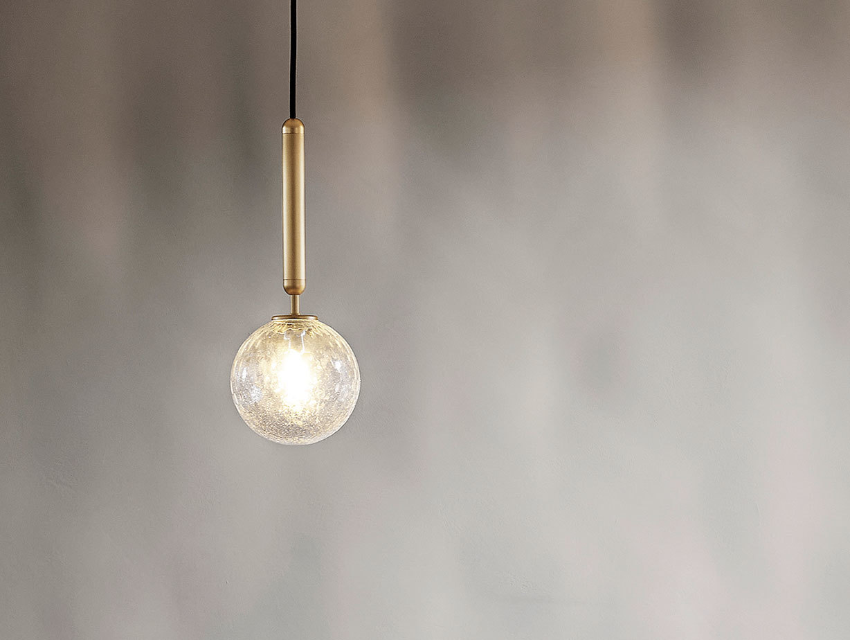 Nuura Miira 1 Pendant Light 2 brass optic glass Sofie Refer