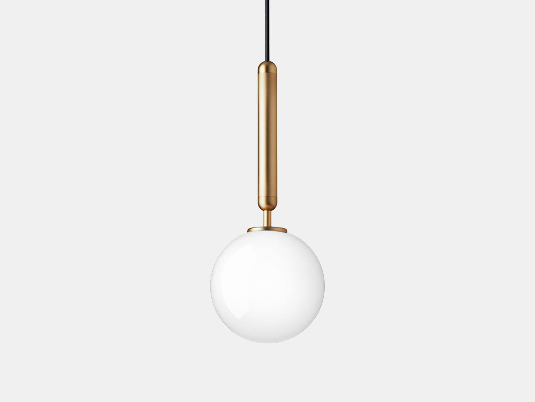 Nuura Miira 1 Pendant Light brass opal glass Sofie Refer