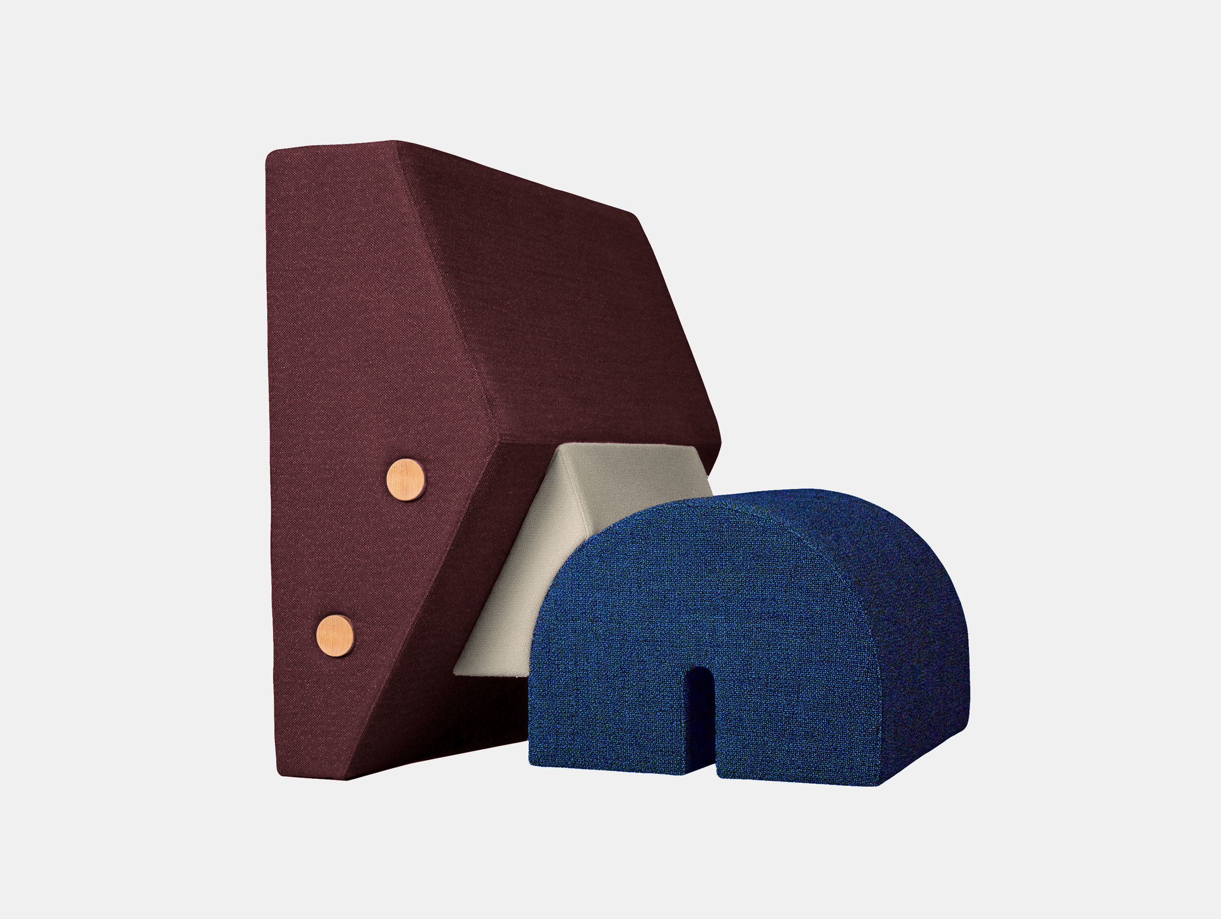 PWTBS Keystone Lounge Chair Fig Purple White Blue Os Oos