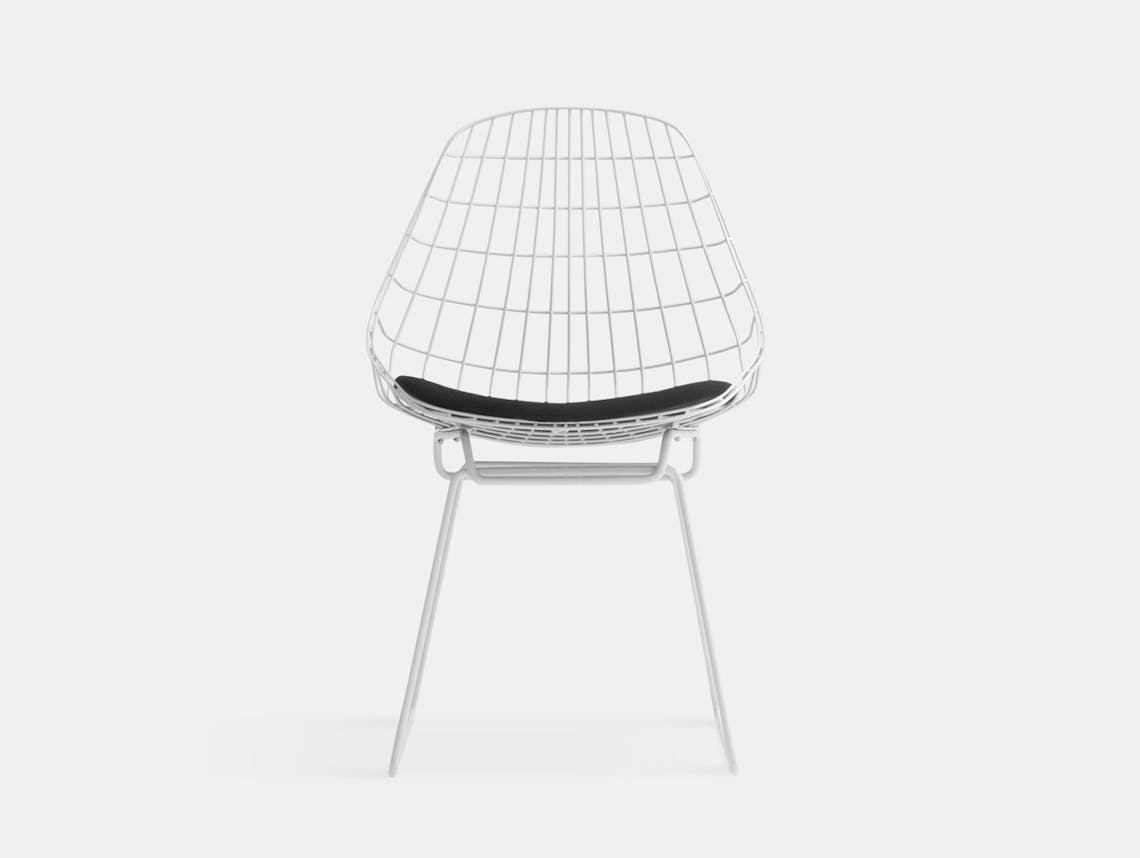 Pastoe SM05 chair paper white black fabric seat Cees Braakman