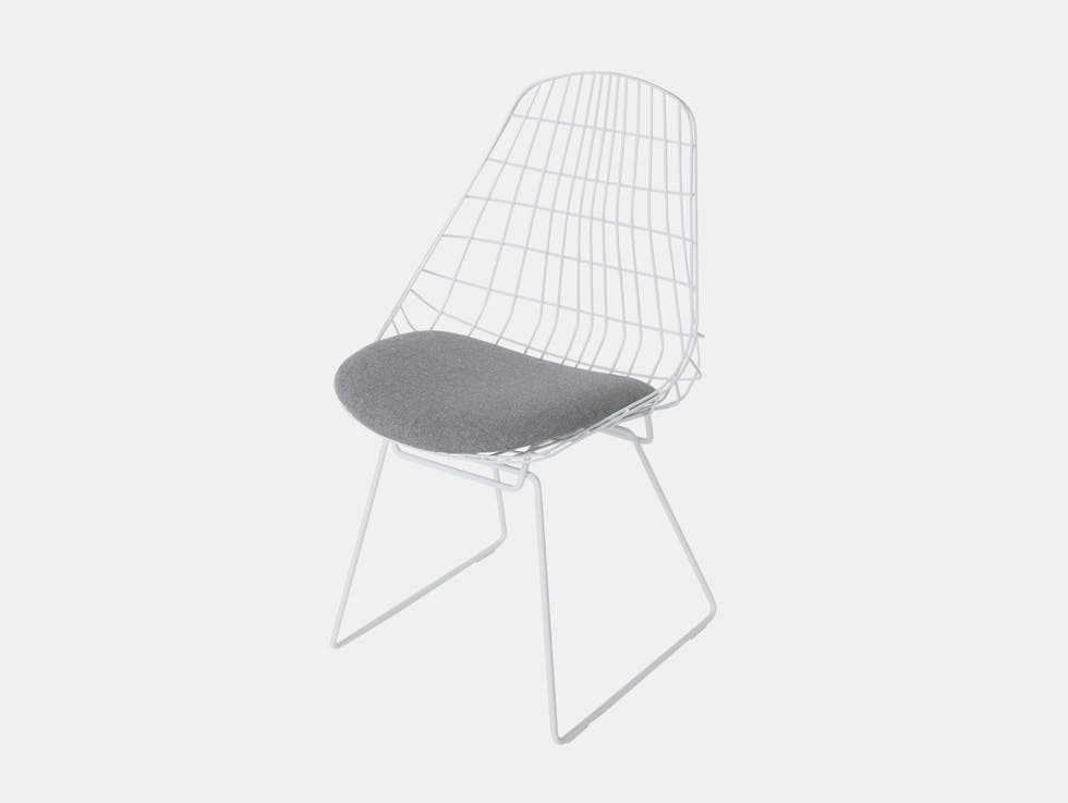 Pastoe SM05 chair paper white grey fabric seat Cees Braakman