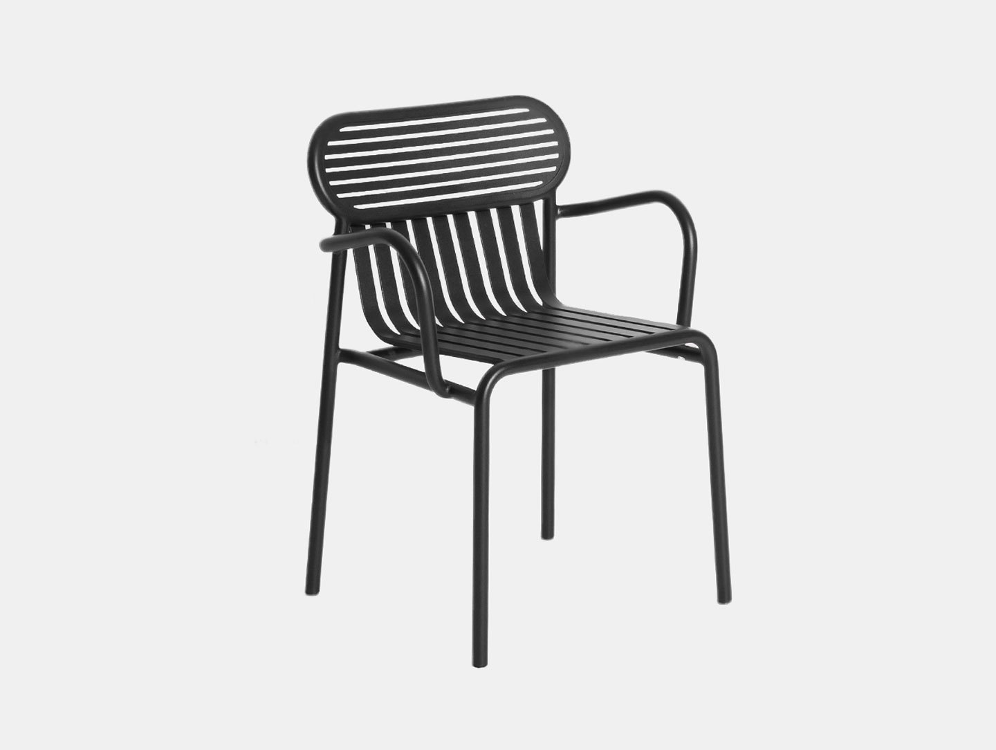 Petite Friture Week End Outdoor Armchair black Studio Brichet Ziegler