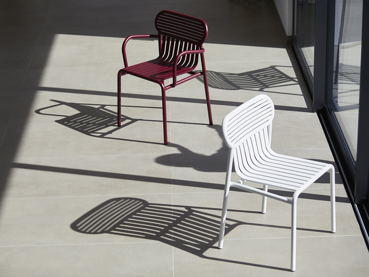 Petite Friture Week End Outdoor Side Chair white 2 Studio Brichet Ziegler