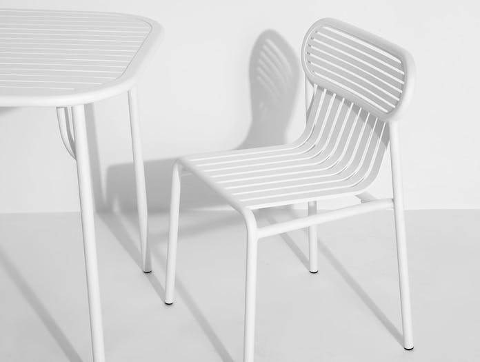 Petite Friture Week End Outdoor Side Chair white 3 Studio Brichet Ziegler