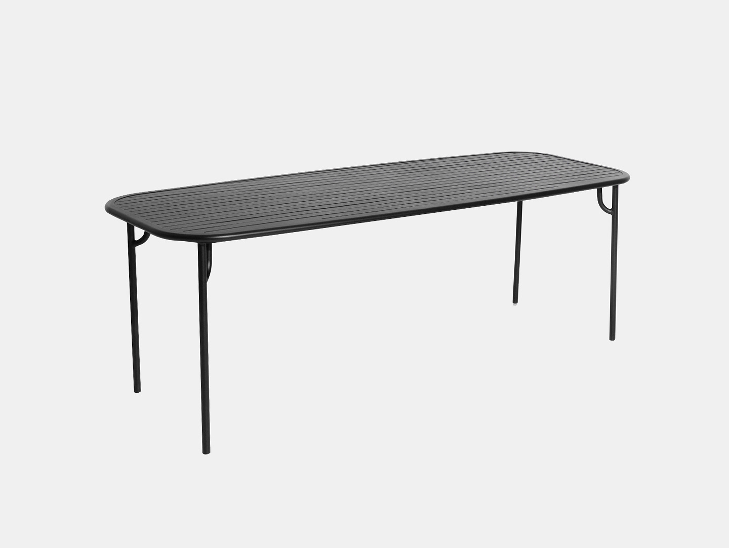 Petite Friture Week end Outdoor Dining Table black Studio Brichet Ziegler