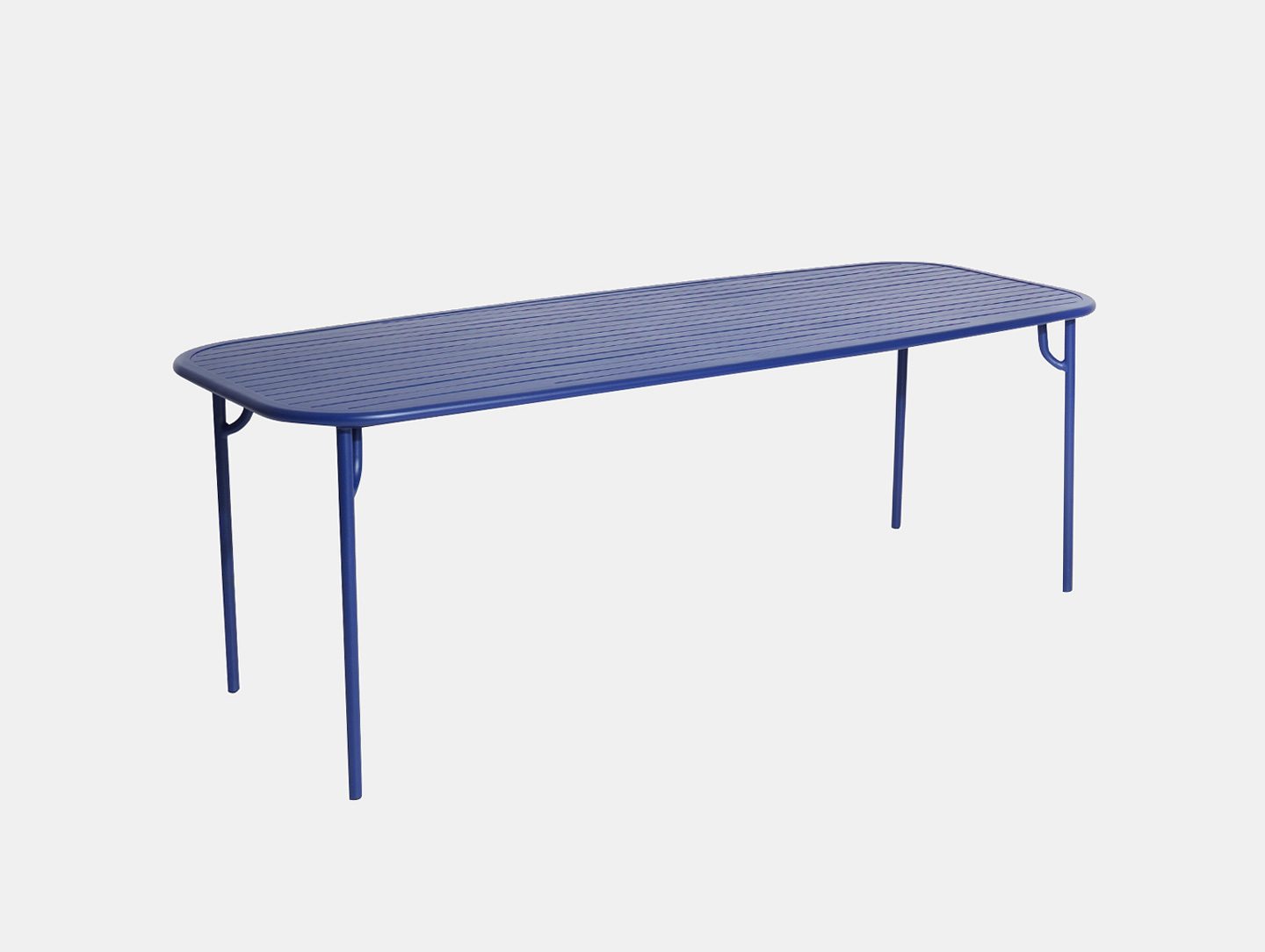 Petite Friture Week end Outdoor Dining Table blue Studio Brichet Ziegler