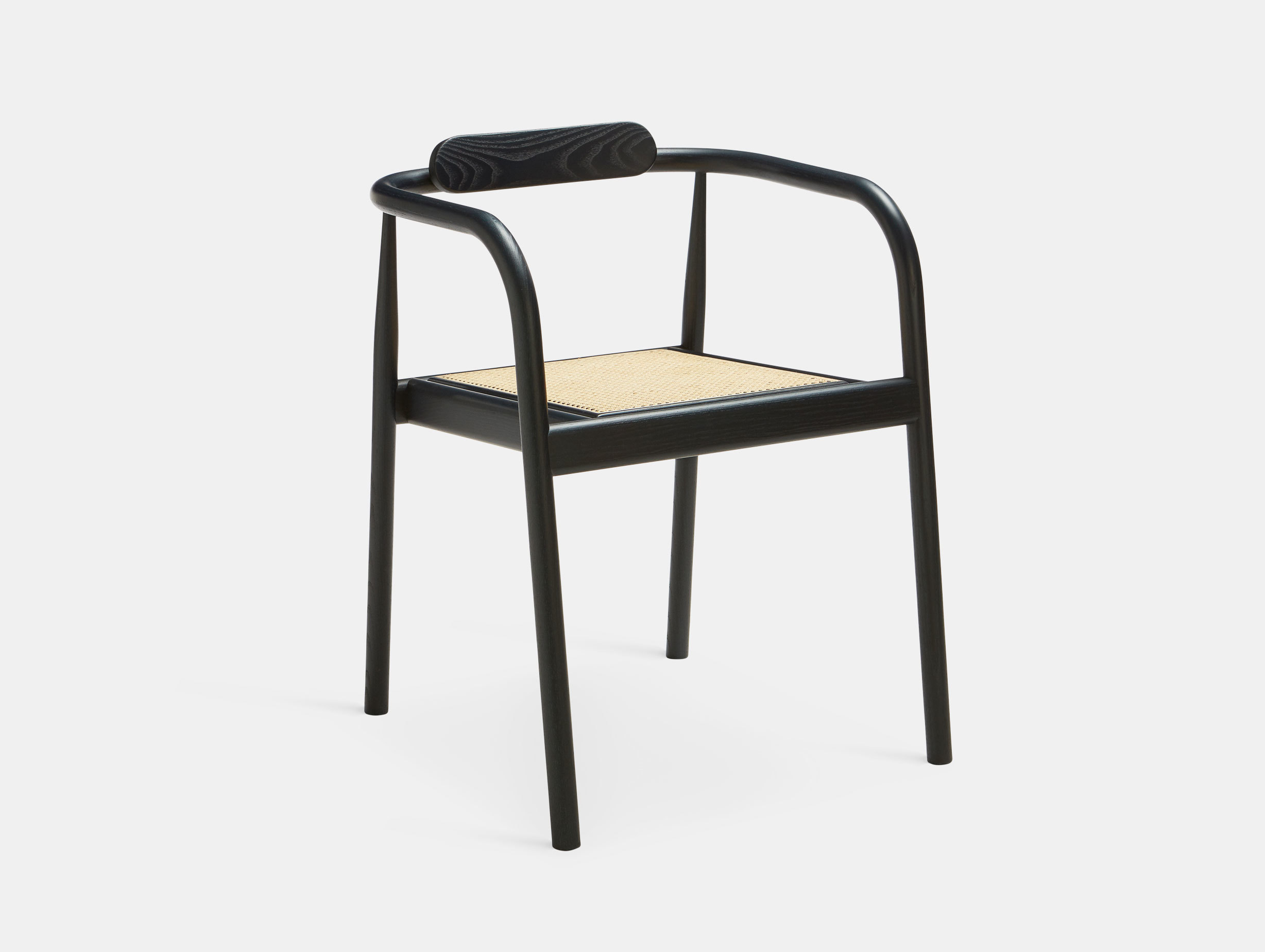 Please Wait To Be Seated Ahm Chair Black Cane Seat Isabel Ahm