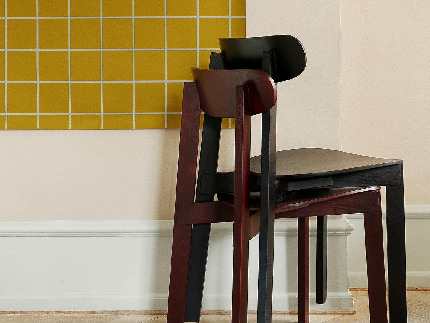 Please Wait To Be Seated Bondi Chairs Stacked Frag Woodall