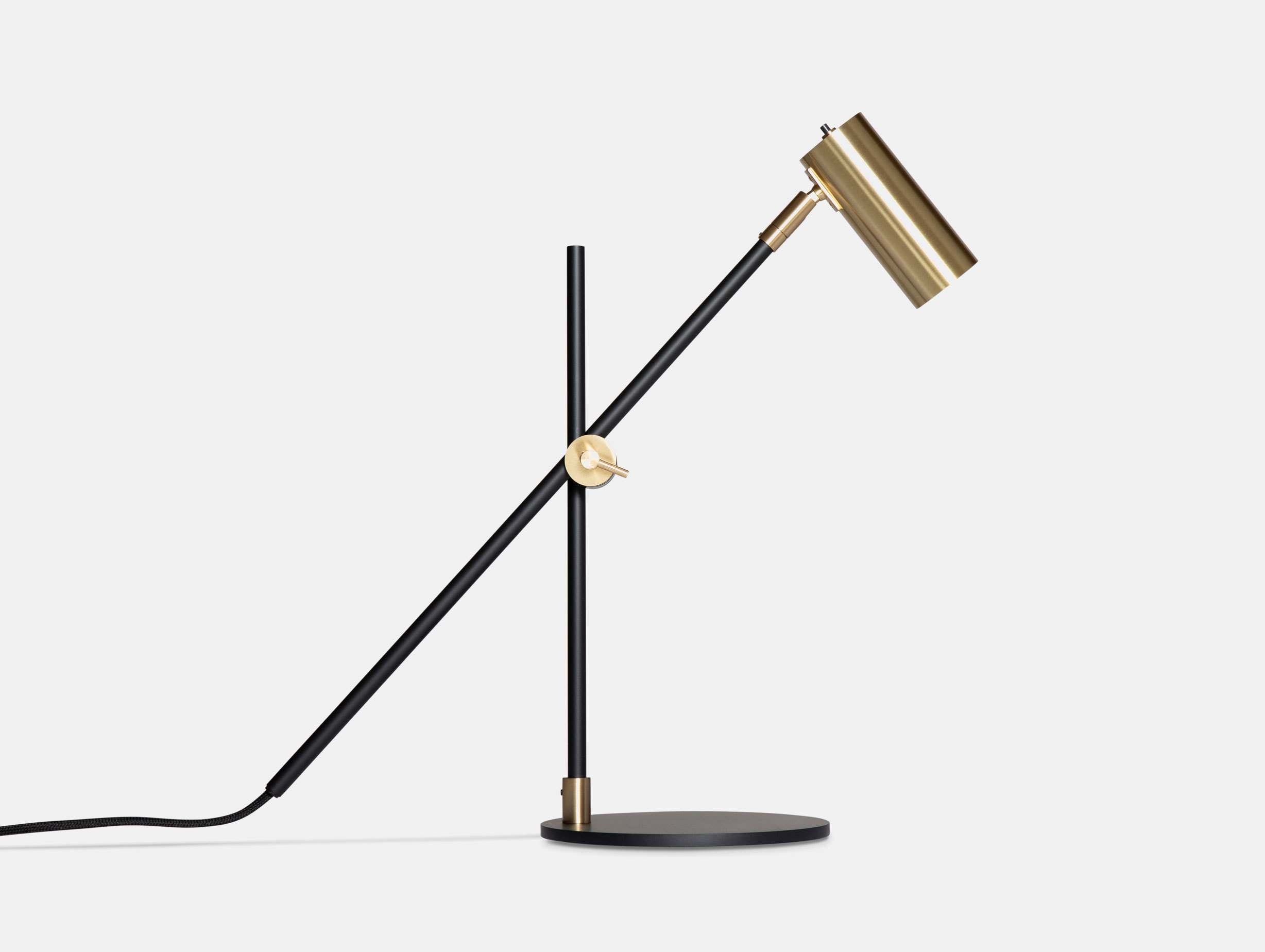 Rubn Lektor Desk Light black brass details