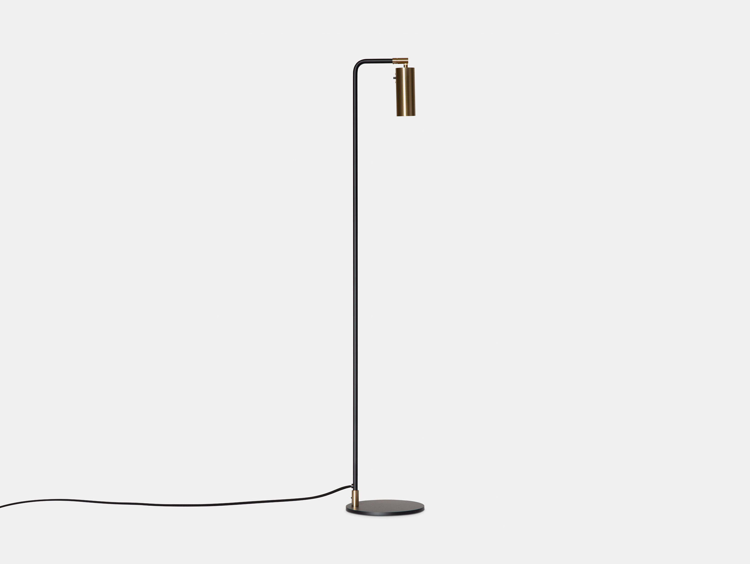 Rubn Lektor Floor Light black brass details