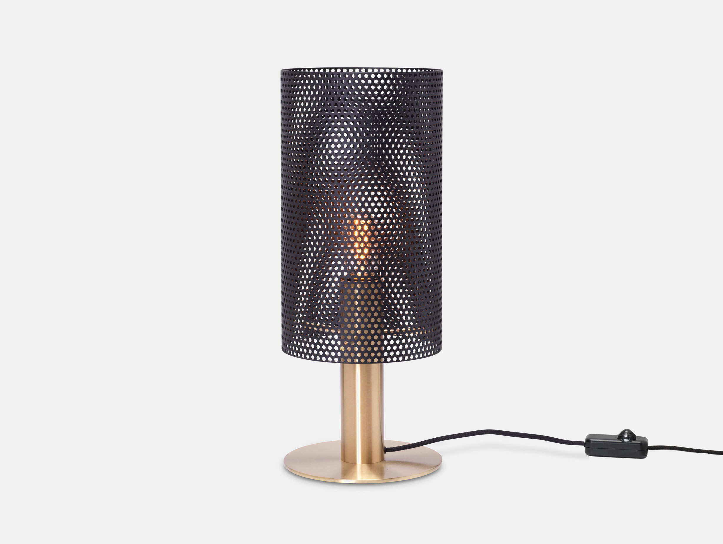 Rubn Vouge Table Lamp medium black brass