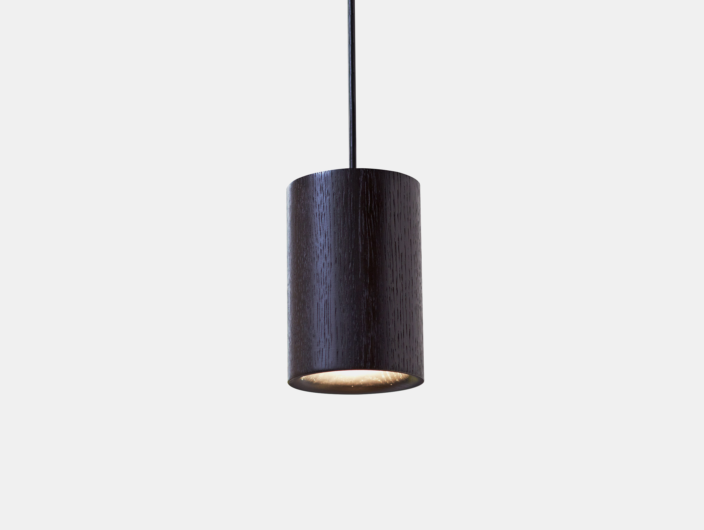 Terence Woodgate Solid Pendant Light Dark Oak