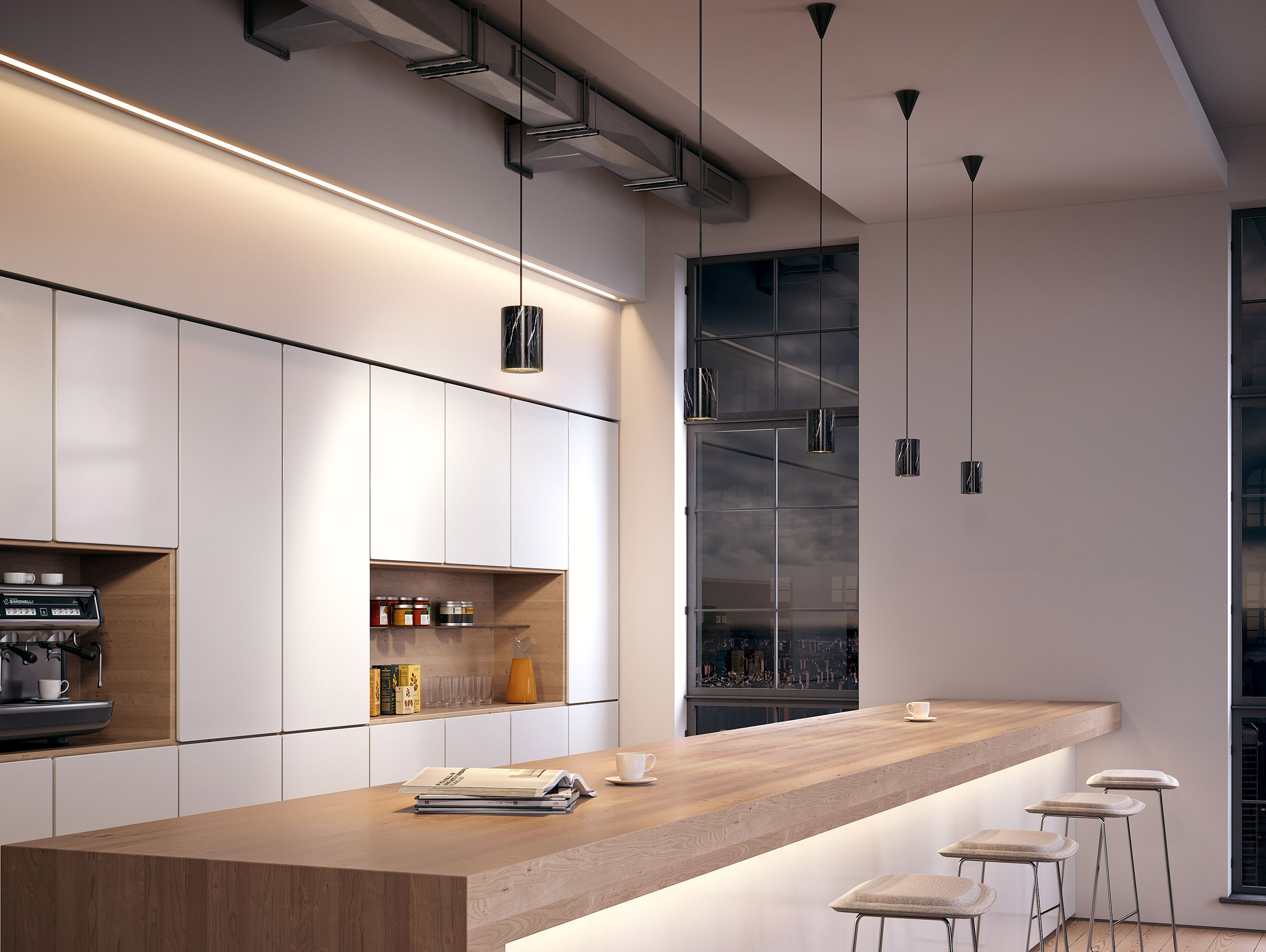 Terence Woodgate Solid Pendant Light Lifestyle 5