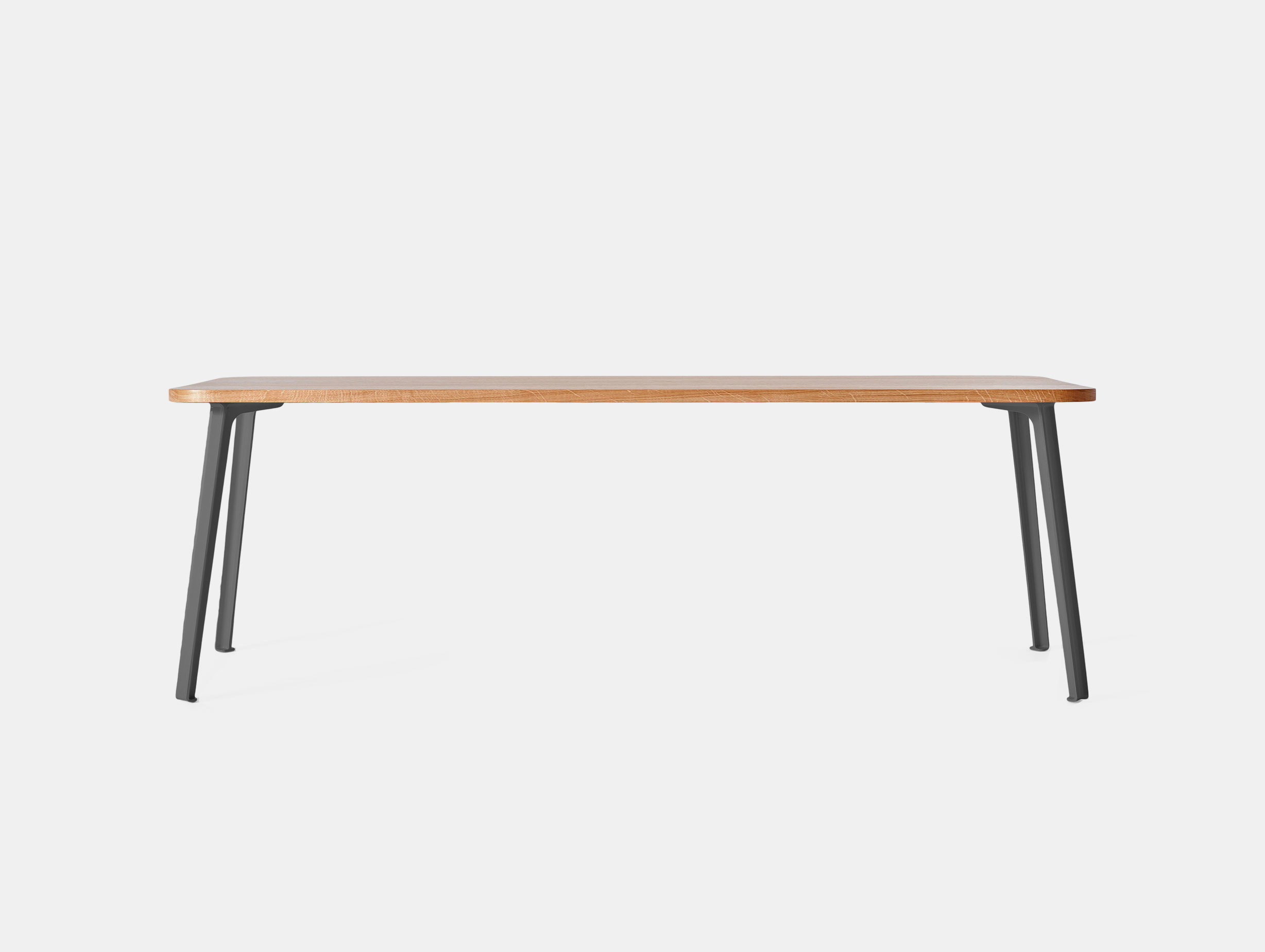 Very Good and Proper Canteen Rectangle Table XL oak graphite Klauser and Carpenter