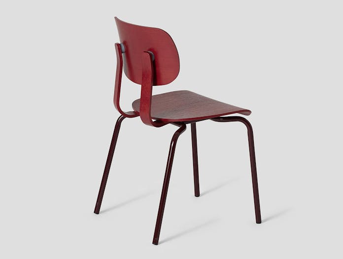 Very Good and Proper HD Stacking Chair black red John Tree