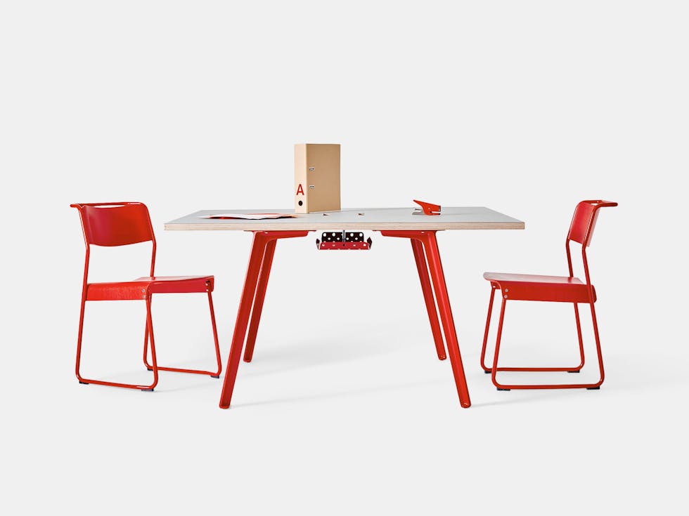 Very Good and Proper XL Modular Desk 120cm square Klauser and Carpenter Very Good and Proper XL Modular Desk 120cm square Klauser and Carpenter