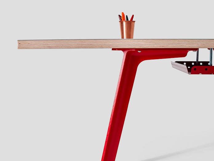 Very Good and Proper XL Modular Desk detail Klauser and Carpenter