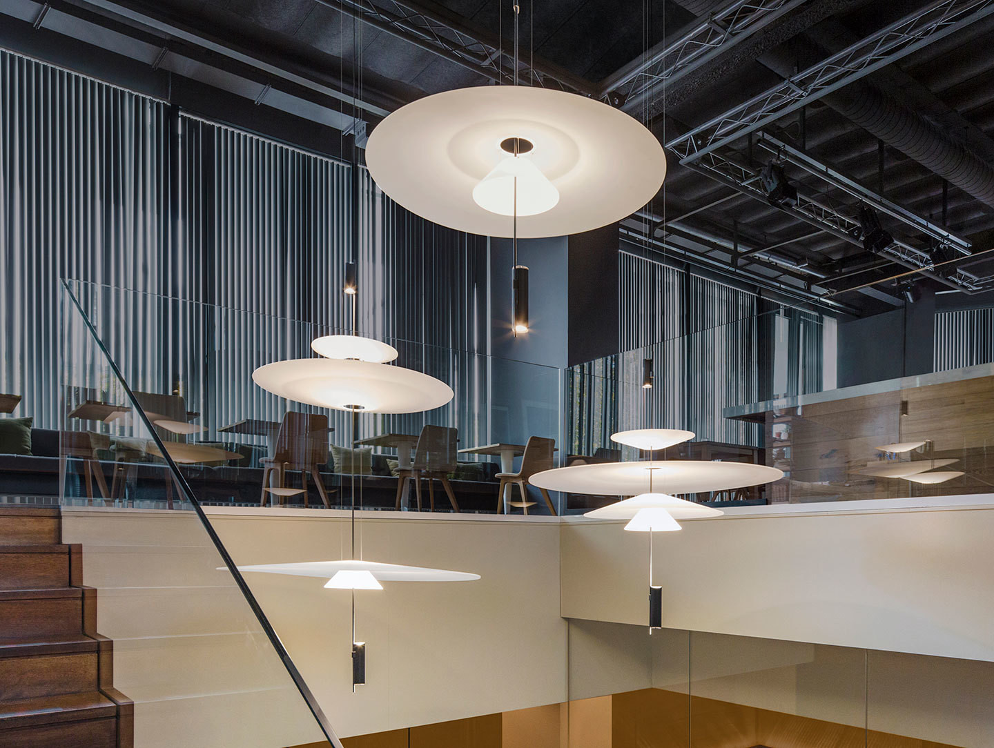 Vibia Flamingo Pendant Lamp Model 1550 Antoni Arola