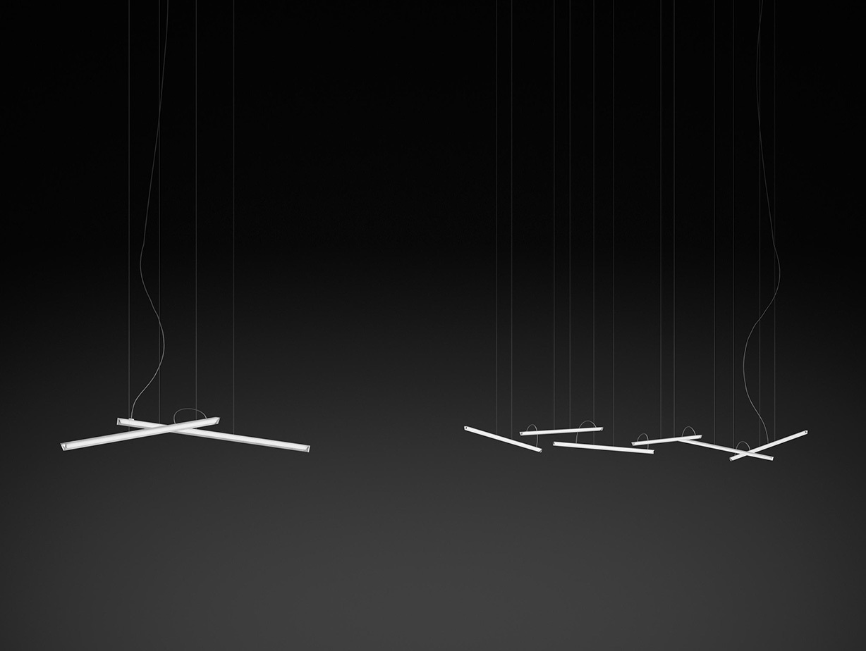 Vibia Halo Lineal Pendant groups Martin Azua