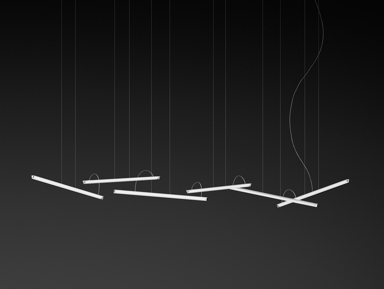 Vibia Halo Lineal Pendant model 2342 Martin Azua