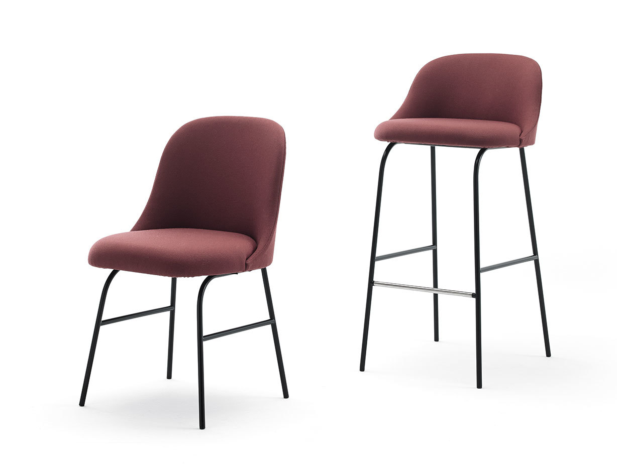 Viccarbe Aleta Chair Stool metal base 1 Jaime Hayon